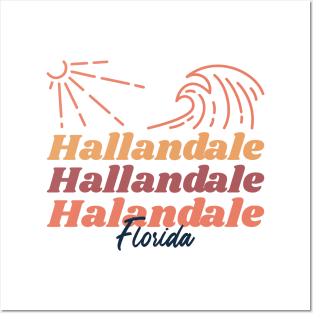 Sunshine and Waves Hallandale Florida Posters and Art